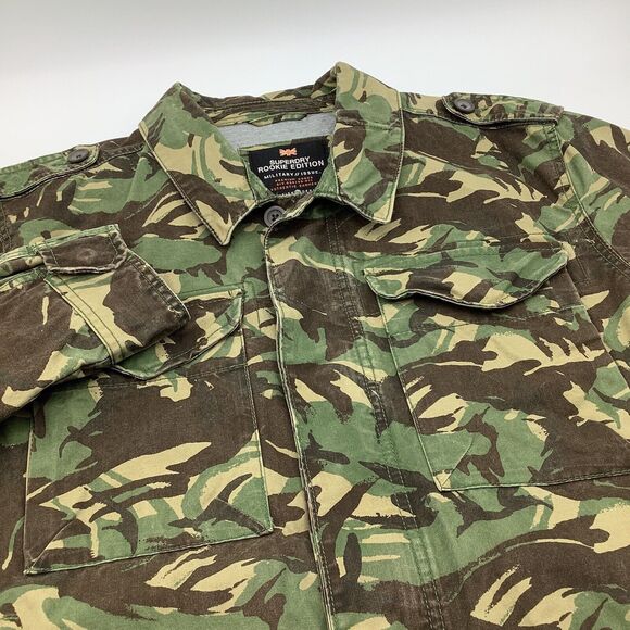 Superdry‎ Mens Rookie Edition Long Sleeve Full Zip Camo Jacket Size XXL - Picture 1 of 11